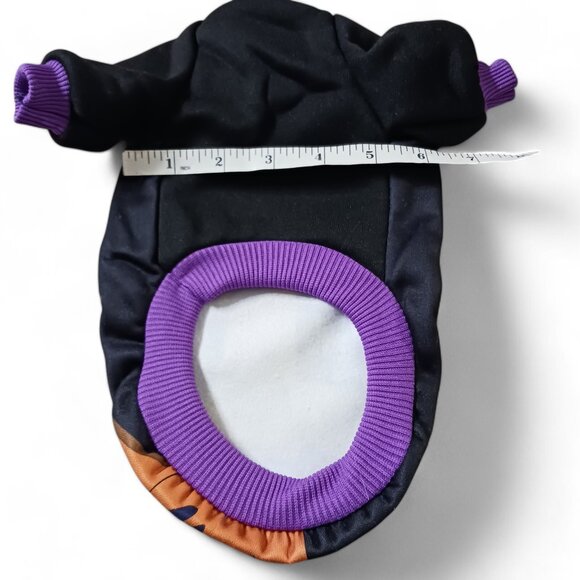 New Halloween Pumpkin Costume -Thermal Fleece Hoodie for Small Dogs Toy Dog. - Picture 6 of 12